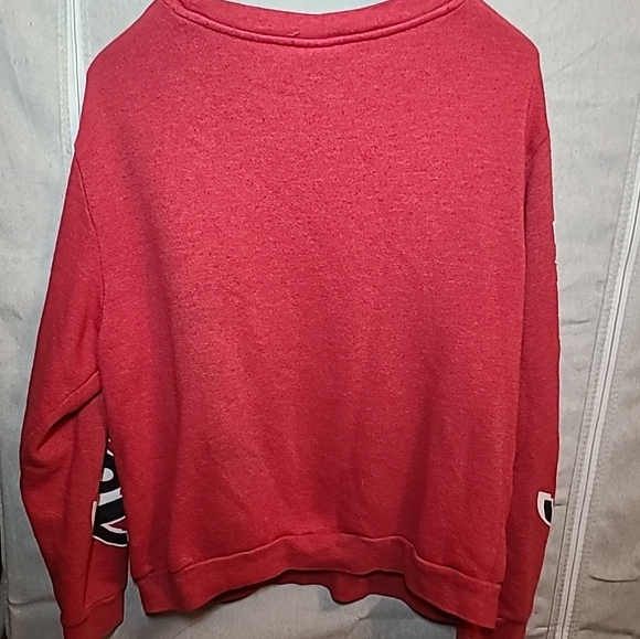 Disney Mickey Mouse Club Emotions Red Sweatshirt Sweater Juniors XL - Picture 7 of 8